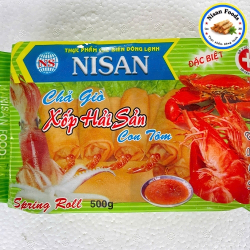 Chả Giò Xốp Hải Sản Con Tôm 