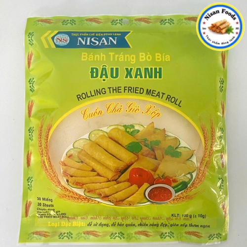 Bánh Tráng Bò Bía Đậu Xanh 