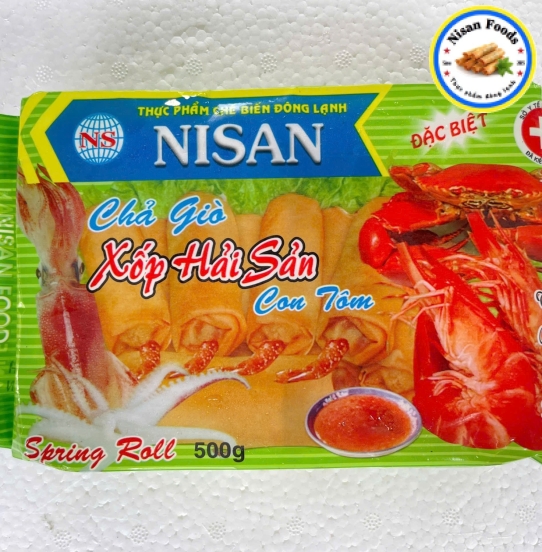 Chả Giò Xốp Hải Sản Con Tôm 