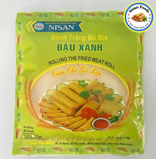 Bánh Tráng Bò Bía Đậu Xanh 